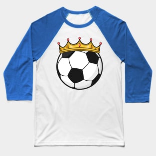 Soccer Crown Queen Baseball T-Shirt